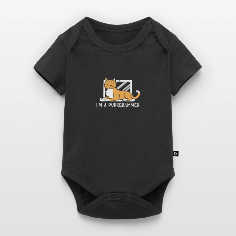 I'm A Purrgrammer For Computer Programmer Baby Premium short-sleeve bodysuit