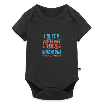 My Kid's Teacher - Baby Premium Kurzarmbody - Schwarz - Vorne