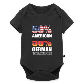 American German - Baby Premium short-sleeve bodysuit - black - Front