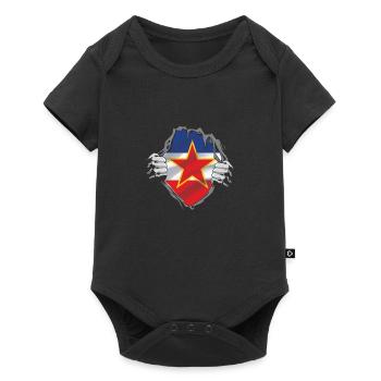 Balkan Yugoslavia nostalgia gift idea - Baby Premium short-sleeve bodysuit - black - Front