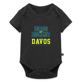 La maison du hockey - Body à manches courtes Premium Bébé - noir - Devant