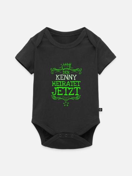 Kenny als Bachelor - Baby Premium Kurzarmbody - Schwarz