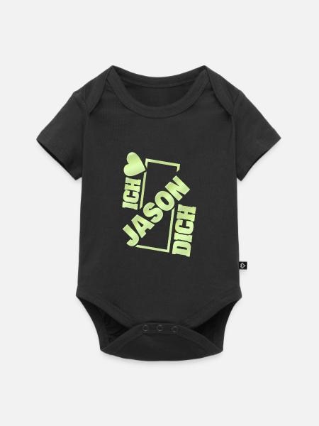 Geschenk für Jason - Baby Premium Kurzarmbody - Schwarz