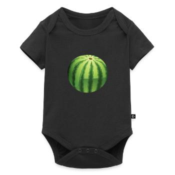 Watermelon - Baby Premium short-sleeve bodysuit - black - Front