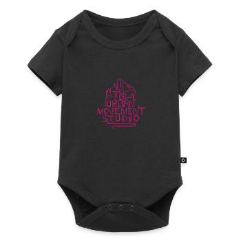 rose 2 - Body à manches courtes Premium Bébé - noir - Devant