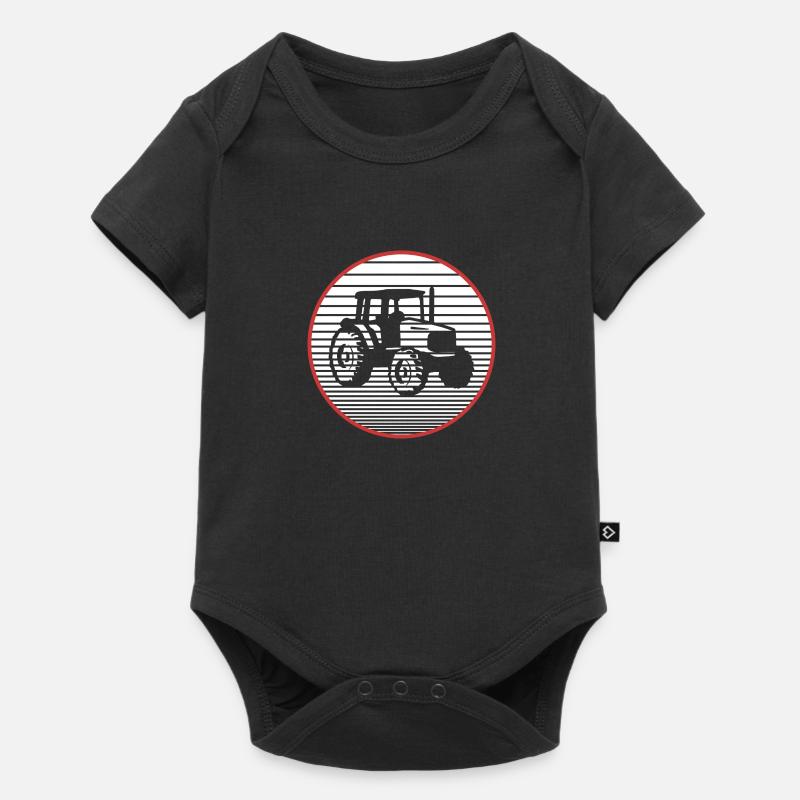 tracteur - Body à manches courtes Premium Bébé - noir