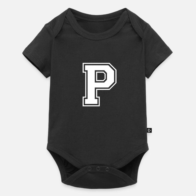 P - Body à manches courtes Premium Bébé - noir