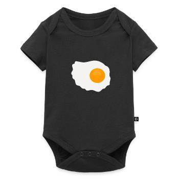 Œuf sur le plat - Body à manches courtes Premium Bébé - noir - Devant