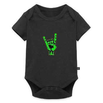 ManuMutantXX300 green - Baby Premium short-sleeve bodysuit - black - Front