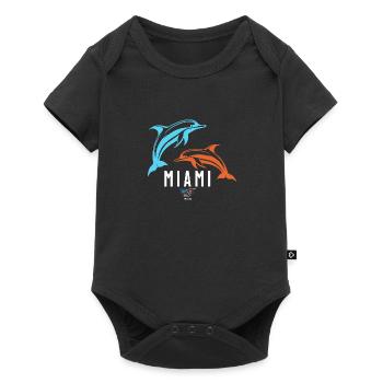 Miami - Body à manches courtes Premium Bébé - noir - Devant
