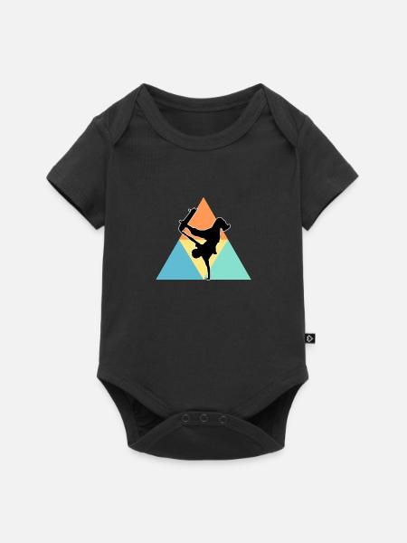 Skateboarding - Baby Premium Kurzarmbody - Schwarz