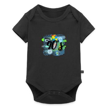 Années 90 - Body à manches courtes Premium Bébé - noir - Devant