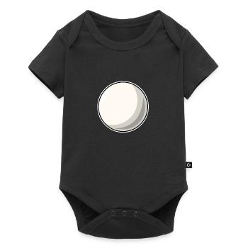Billiards white billiard ball - Baby Premium short-sleeve bodysuit - black - Front