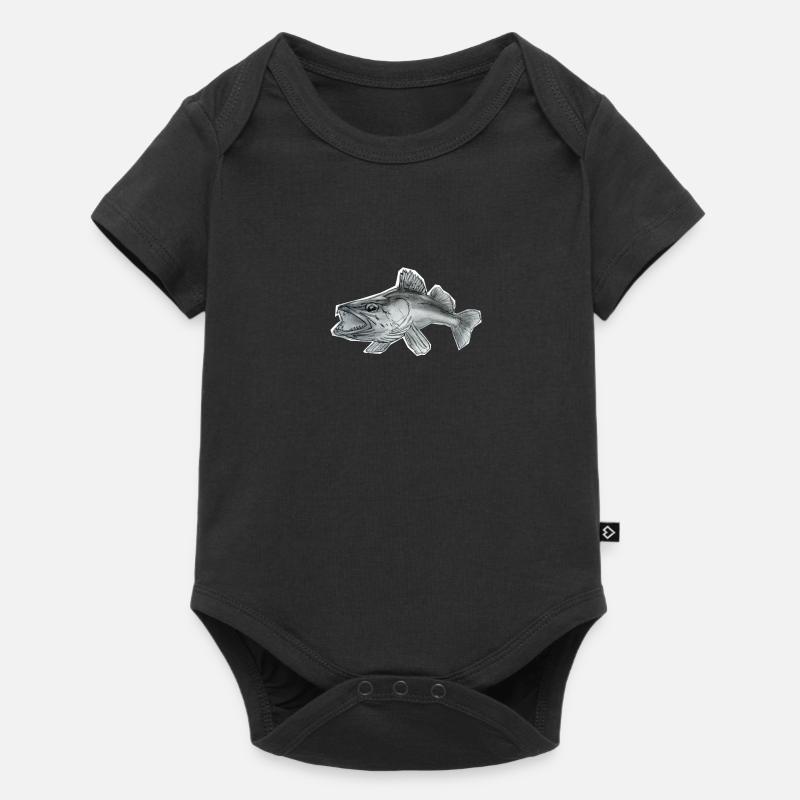 Zander - Baby Premium Kurzarmbody - Schwarz