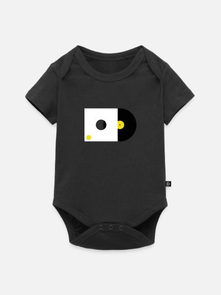 Aufnehmen - Baby Premium Kurzarmbody - Schwarz