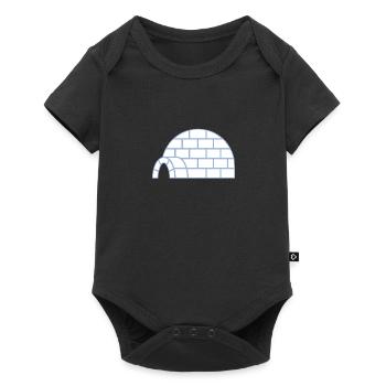 igloo - Baby Premium short-sleeve bodysuit - black - Front