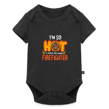Funny Valentine Gift Firemans Wife I Have My Own - Baby Premium short-sleeve bodysuit - black - Front