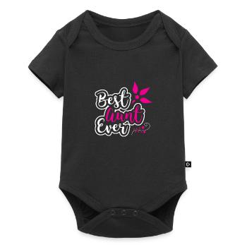 Meilleur cadeau d'anniversaire de tante - Body à manches courtes Premium Bébé - noir - Devant