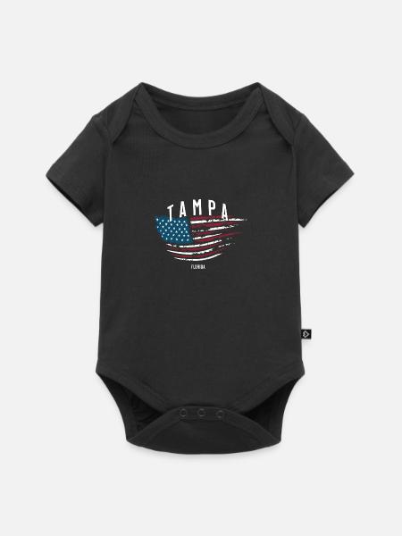 Tampa - Baby Premium Kurzarmbody - Schwarz