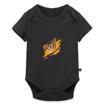 Guitar Graphic Guitar Player Rock Band Member Musi - Baby Premium Kurzarmbody - Schwarz - Vorne