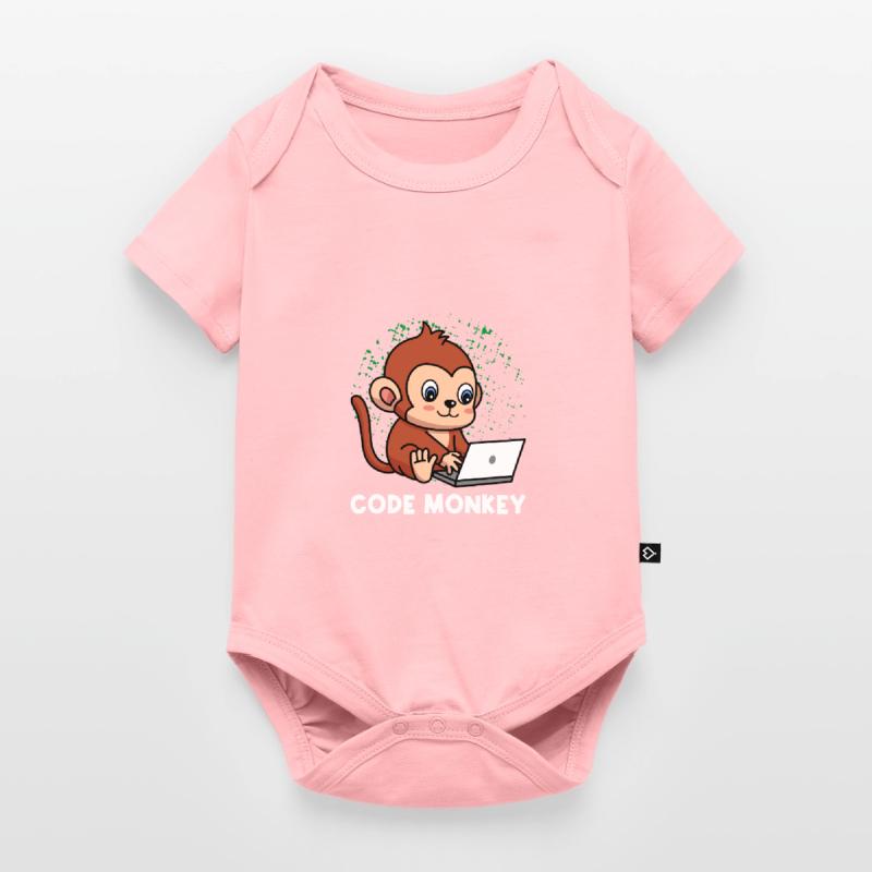 Code Monkey Programming Coder Computer Geek Develo Baby Premium Kurzarmbody