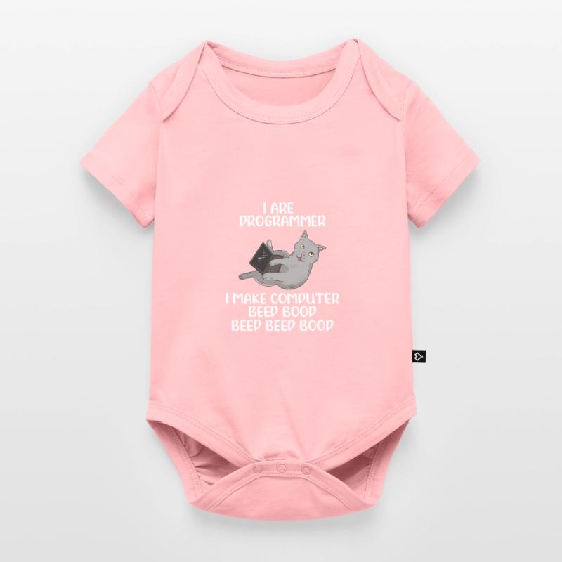 I Are Programmer I Make Computer Beep Bop Coder So Baby Premium Kurzarmbody