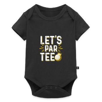 Let's Par Tee Golf Player Golfing Golf Course Golf - Baby Premium Kurzarmbody - Schwarz - Vorne