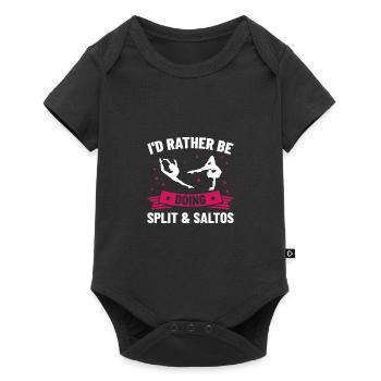 If Acrobats Would Be Easy Acrobatics Acrobat Gymna - Baby Premium Kurzarmbody - Schwarz - Vorne