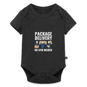 Postman Postman Postman Postman - Baby Premium short-sleeve bodysuit - black - Front
