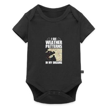Meteorology pun for meteorologist I see - Baby Premium short-sleeve bodysuit - black - Front