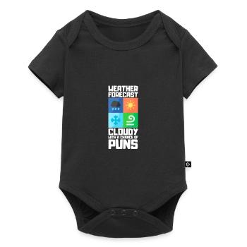 Meteorology pun for meteorologist I see - Baby Premium short-sleeve bodysuit - black - Front