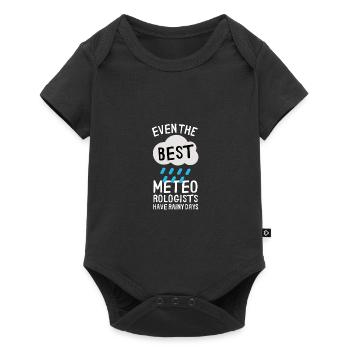 Meteorology pun for meteorologist - Baby Premium short-sleeve bodysuit - black - Front