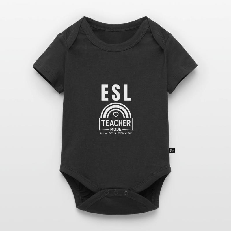 Enseignant d’anglais langue seconde |Langue anglaise |Pour les enseignants d’anglais langue seconde Body à manches courtes Premium Bébé