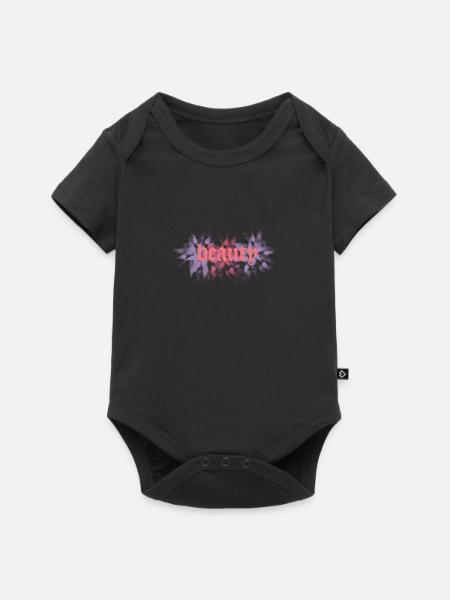 Beauty - Baby Premium short-sleeve bodysuit - black