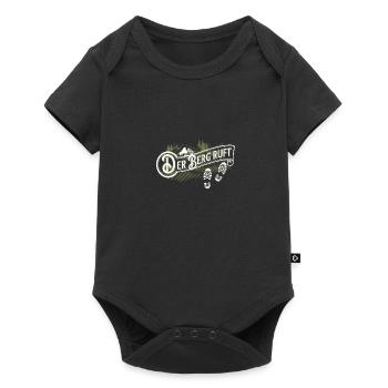 Der Berg ruft... - Baby Premium Kurzarmbody - Schwarz - Vorne