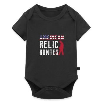 American Relic Hunter American Flag Metal Hunter - Baby Premium short-sleeve bodysuit - black - Front