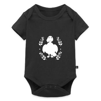 Vautour - Conservation de la nature sauvage des oiseaux de proie - Body à manches courtes Premium Bébé - noir - Devant