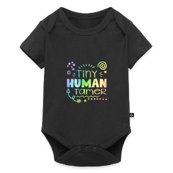Tiny Human Tamer Daycare Provider Babysitting Dayc - Baby Premium Kurzarmbody - Schwarz - Vorne
