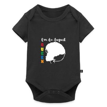 Signe du zodiaque Lion - Body à manches courtes Premium Bébé - noir - Devant