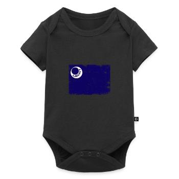 Moultrie Flag Liberty American History Patriot - Baby Premium Kurzarmbody - Schwarz - Vorne