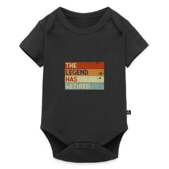 The Legend Has Retired Retirement - Baby Premium short-sleeve bodysuit - black - Front