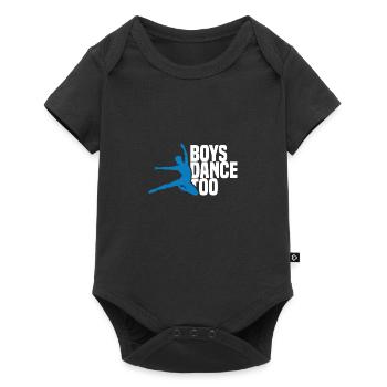Danseur danseur ballet baller ballet ballet - Body à manches courtes Premium Bébé - noir - Devant