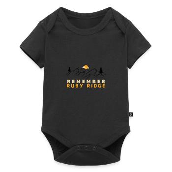 Remember Ruby Ridge Gun Rights - Baby Premium short-sleeve bodysuit - black - Front