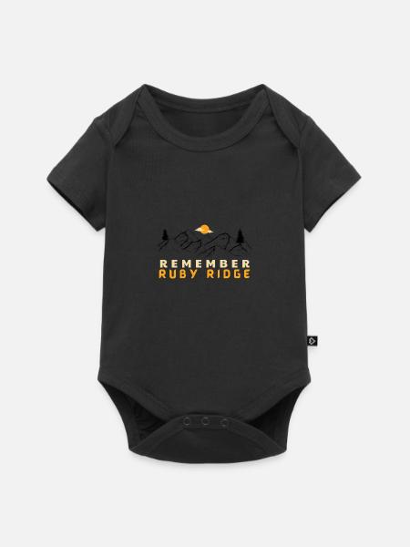 Remember Ruby Ridge Gun Rights - Baby Premium Kurzarmbody - Schwarz