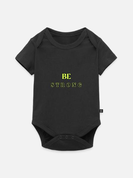 Be Strong 5 - Baby Premium short-sleeve bodysuit - black