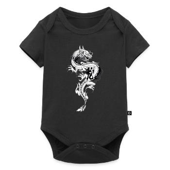dragon - Body à manches courtes Premium Bébé - noir - Devant