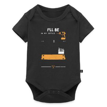 I'll Be In My Office - Handyman - Baby Premium short-sleeve bodysuit - black - Front