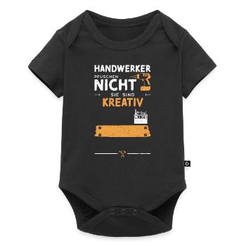 Handwerker Pfuschen Nicht Sie Si... - Baby Premium Kurzarmbody - Schwarz - Vorne