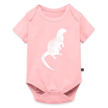 Imprimé Loutre en détresse - Loutre vintage - Body à manches courtes Premium Bébé - rose - Devant