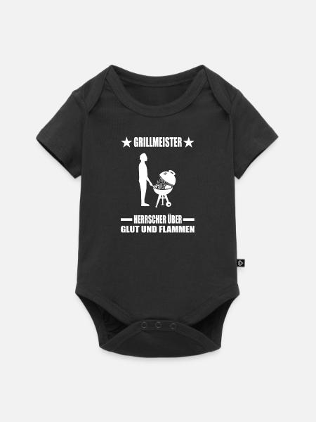 BBQ - Baby Premium Kurzarmbody - Schwarz